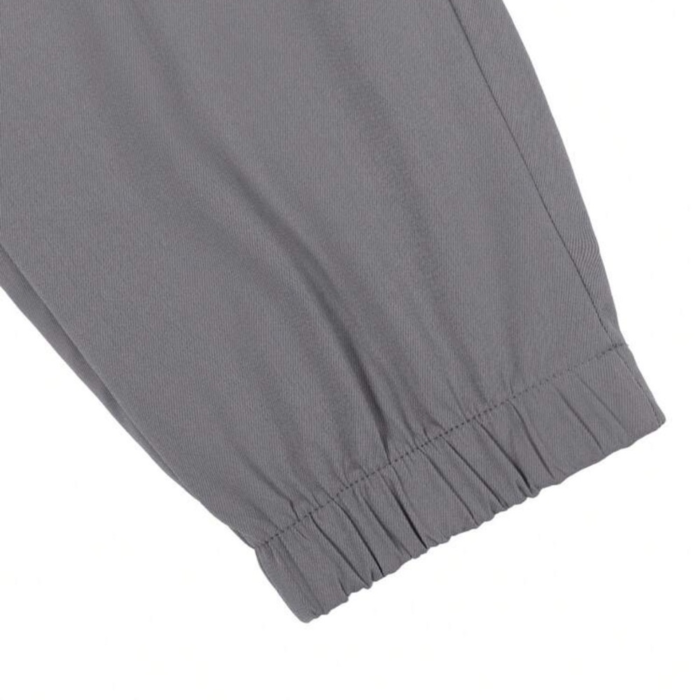 Manfinity Homme Men's Solid Color Drawstring Waist Pocketed Long Pants Slacks - Picture 6 of 6